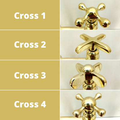 Tall Polished Brass Faucet