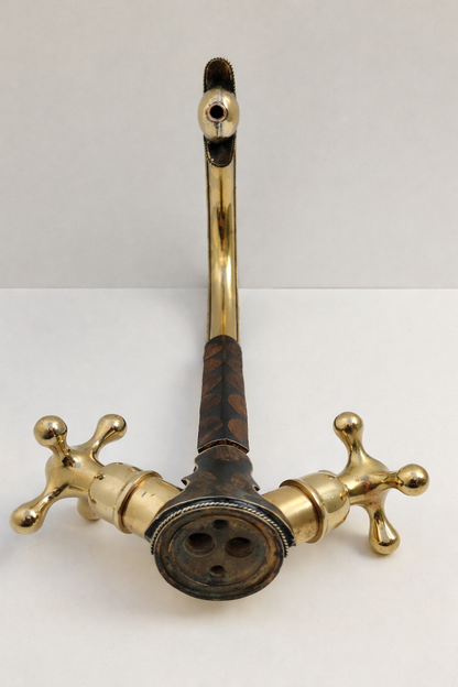 Moroccan Mosaic Brass Bathroom Faucet