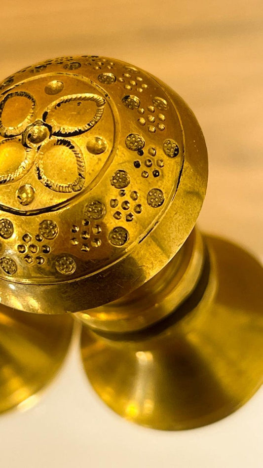 Brass Ball Cabinet Knobs Engraved Drawer Pulls Handles