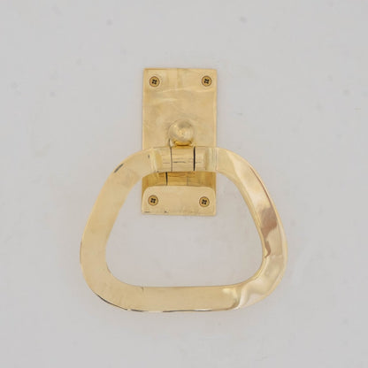 Handmade Unlacquered Brass Towel Holder