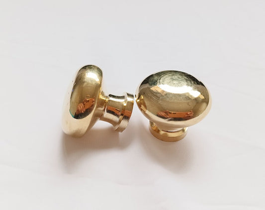 Unlacquered Brass Cabinet Knobs
