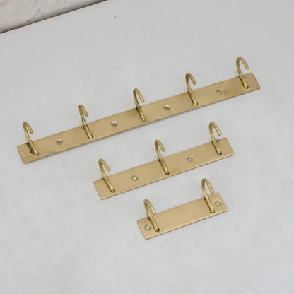Luxury Solid Brass Wall Hook Rack