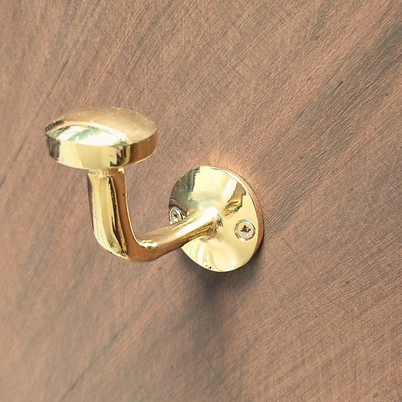 Handcrafted Solid Brass Wall Hooks Decorative & Timeless Design