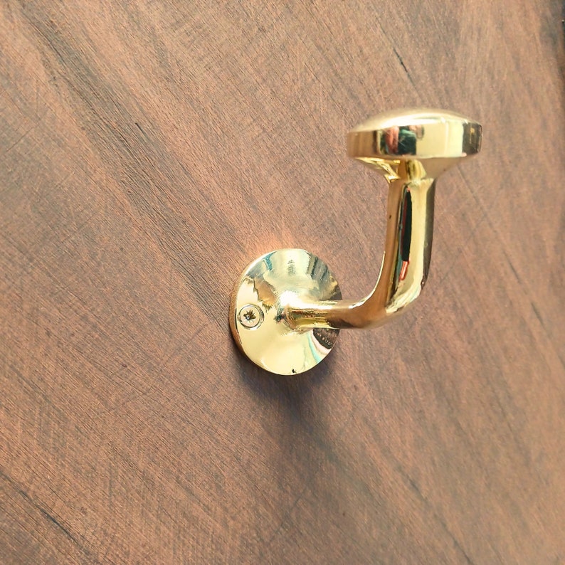 Handcrafted Solid Brass Wall Hooks Decorative & Timeless Design