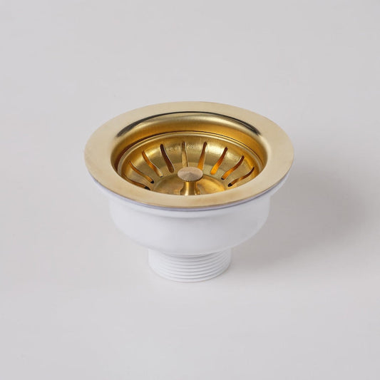 Unlacquered Brass Kitchen Sink Drain