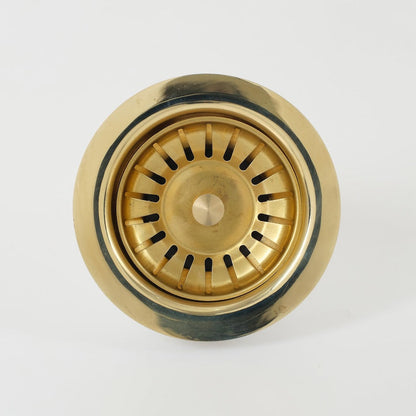 Unlacquered Brass Kitchen Sink Drain