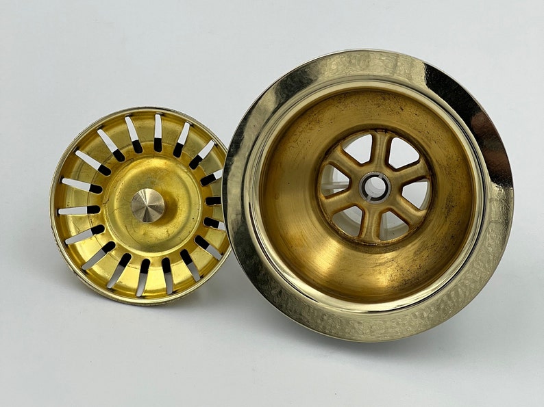 Unlacquered Brass Strainer Sink Drainer sink