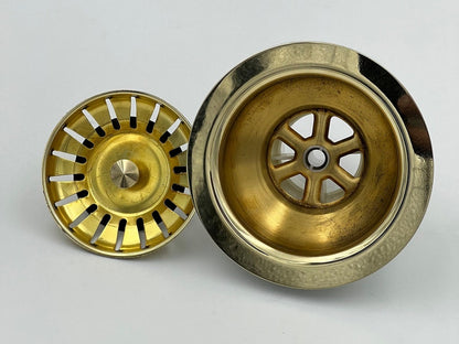 Unlacquered Brass Strainer Sink Drainer sink