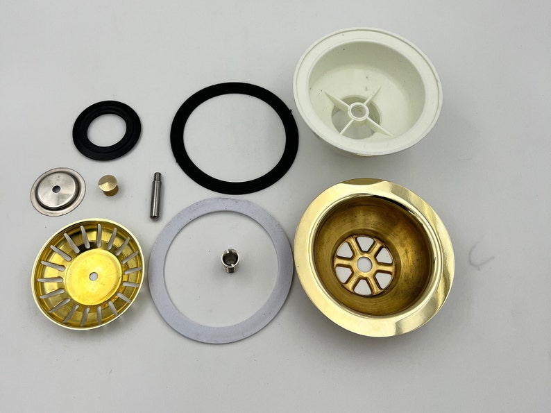 Unlacquered Brass Strainer Sink Drainer sink