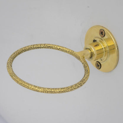 Brass Wall-Mounted Toothbrush Holder for Bathroom Cup