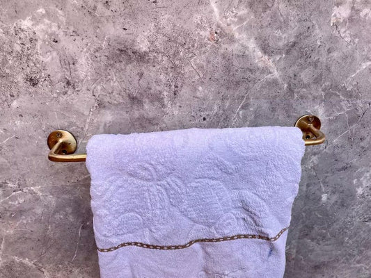 Minimalist Slim Brass Towel Bar