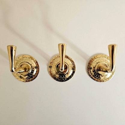 Unlacquered Handmade Towel & Coat Hooks