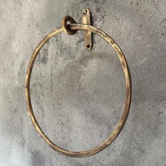 Antique Brass Hand Towel Ring