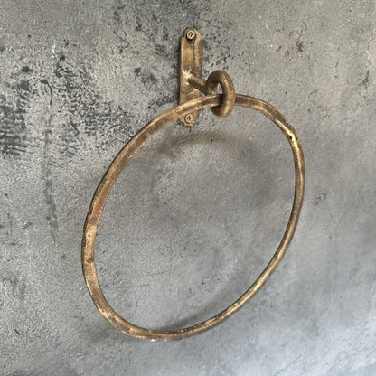Antique Brass Hand Towel Ring