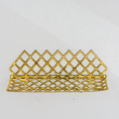 Unlacquered Brass Floating Shower Shelf