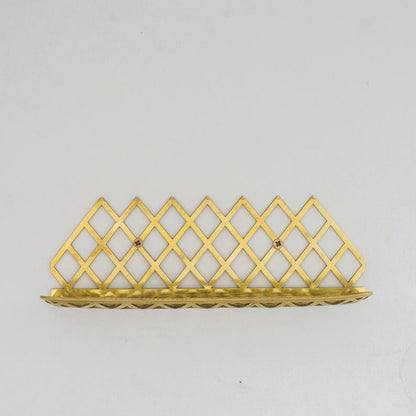 Unlacquered Brass Floating Shower Shelf