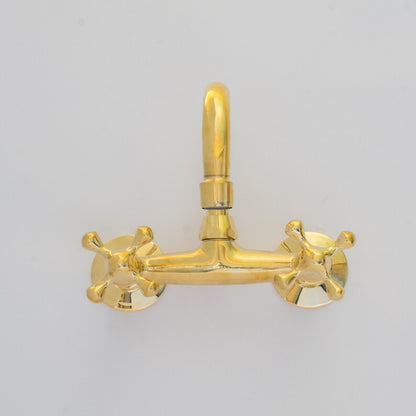 Artisan Unlacquered Brass Bridge Faucet
