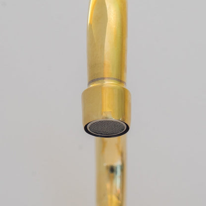 Artisan Unlacquered Brass Bridge Faucet