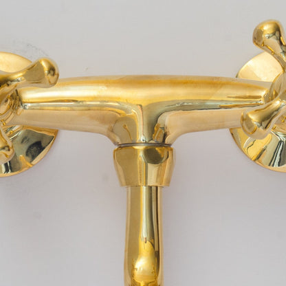 Luxury Gold Bridge Tap for Farmhouse Sink