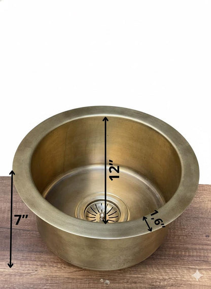 Minimalist Wall-Mounted Copper Faucet with Cross Handles