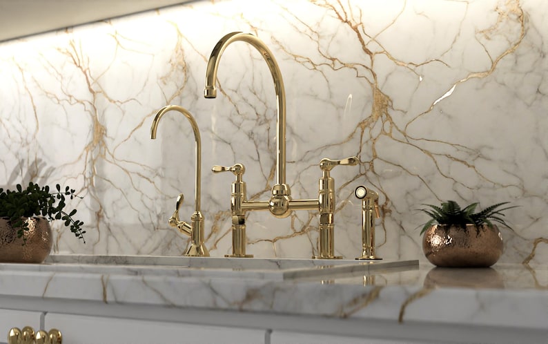 Bridge Faucet – Luxury 4-Piece Set