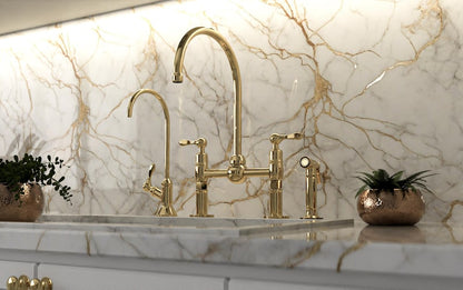Bridge Faucet – Luxury 4-Piece Set