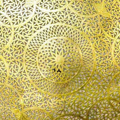Hand-Engraved Unlacquered Brass Basin Mixer