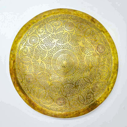 Hand-Engraved Unlacquered Brass Basin Mixer