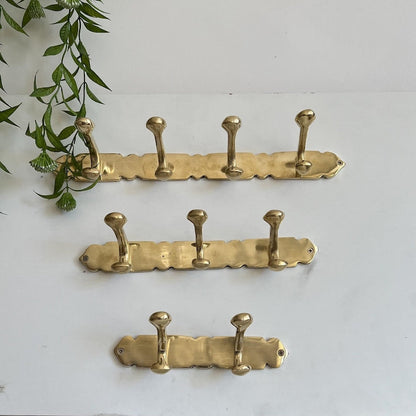 Moroccan Wall Mount Solid Brass Hooks