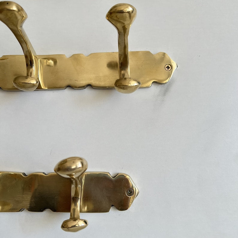 Moroccan Wall Mount Solid Brass Hooks