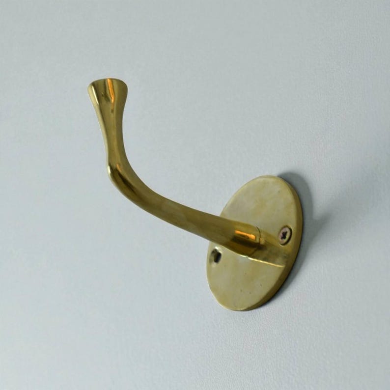 Minimalist Brass Wall Hook