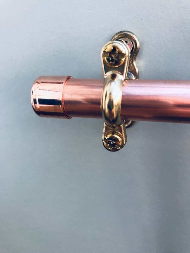 Copper & Brass Kitchen Rail