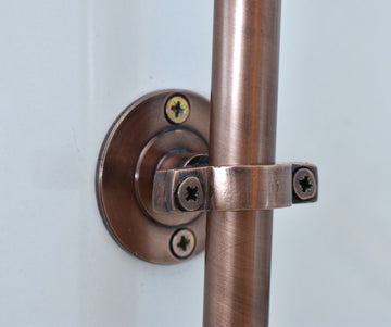 Hammered Copper Rain Shower Head