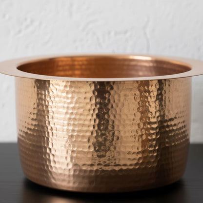 Hand-Hammered Copper Farmhouse Kitchen Sink