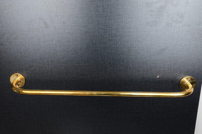 Handcrafted Unlacquered Brass Curtain Rod