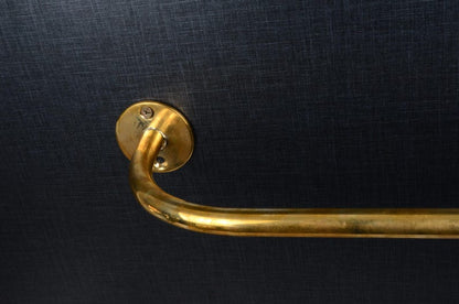 Handcrafted Unlacquered Brass Curtain Rod