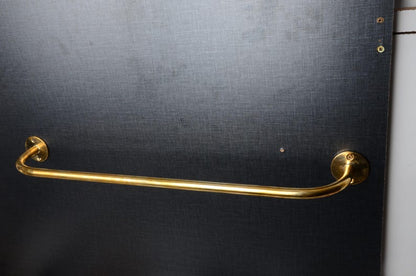 Handcrafted Unlacquered Brass Curtain Rod