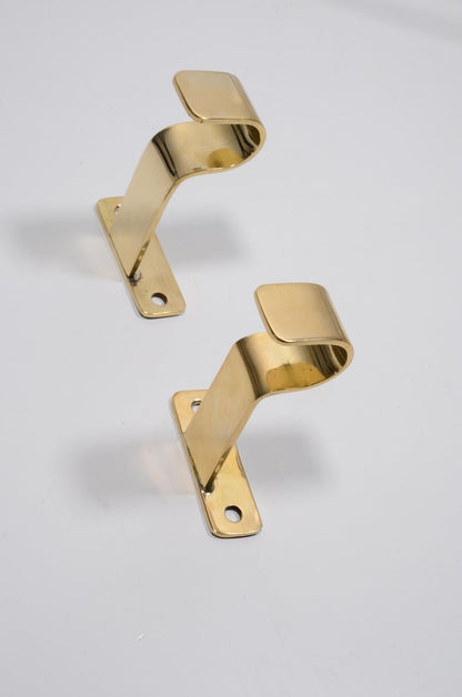 Solid Brass Curtain Rod Holder Curtain Rod Supports