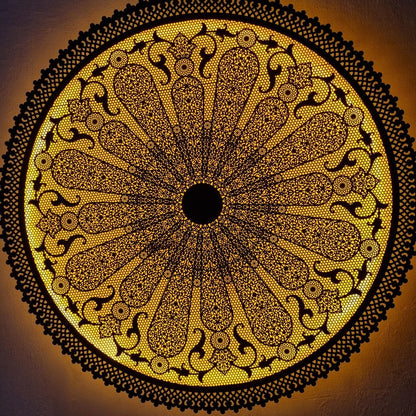 Moroccan Filigree Brass Ceiling Light