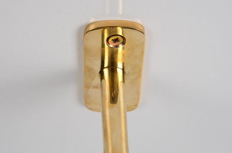 Unlacquered Solid Brass Ceiling Double Hook