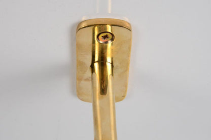 Unlacquered Solid Brass Ceiling Double Hook