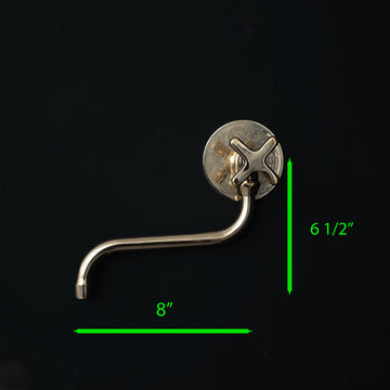 Unlacquered Brass Wash Foot Faucet