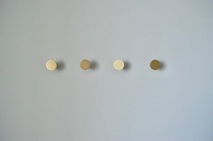 Modern Solid Brass Round Wall Hook