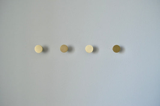 Modern Solid Brass Round Wall Hook