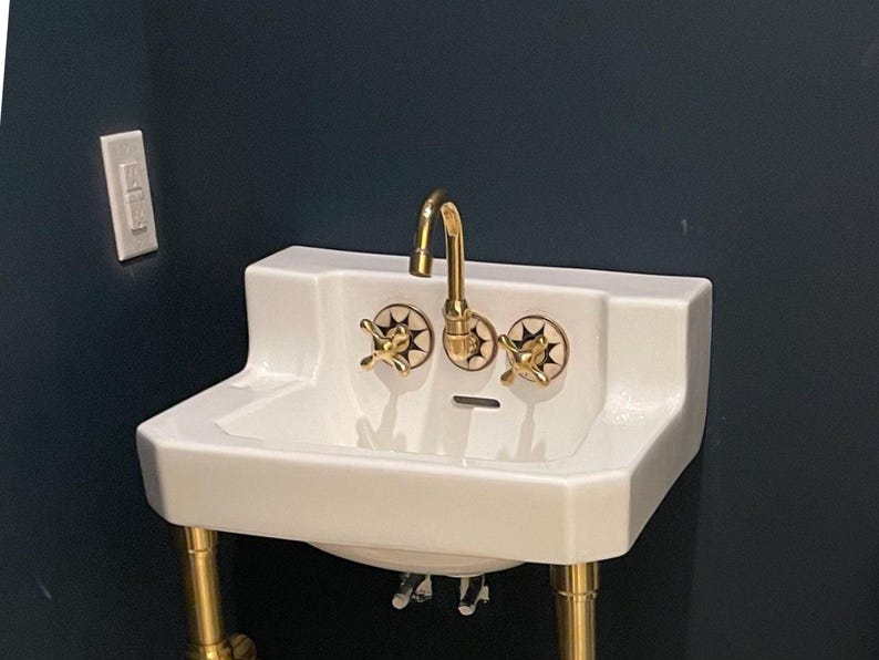 Celestial Luxe: Handcrafted Brass Star Faucet