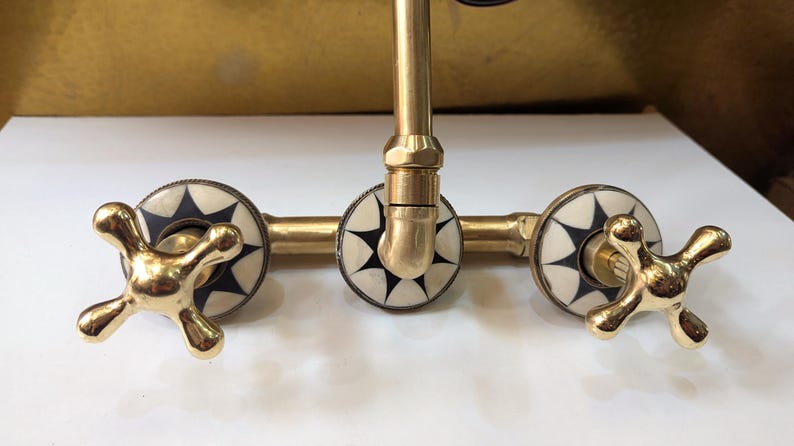 Celestial Luxe: Handcrafted Brass Star Faucet