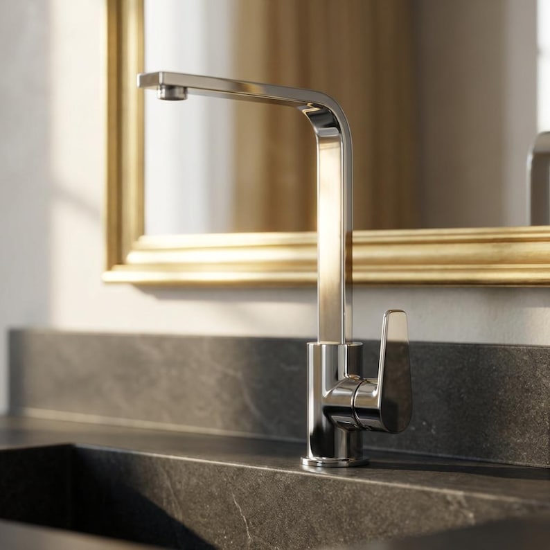 Linear Modern Chrome Faucet