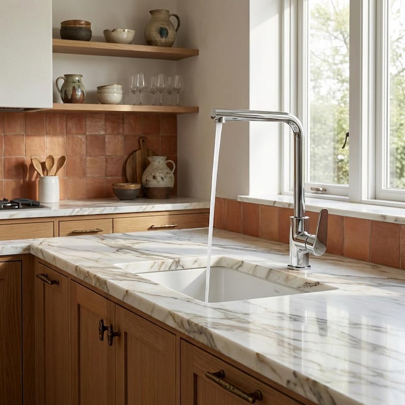Linear Modern Chrome Faucet