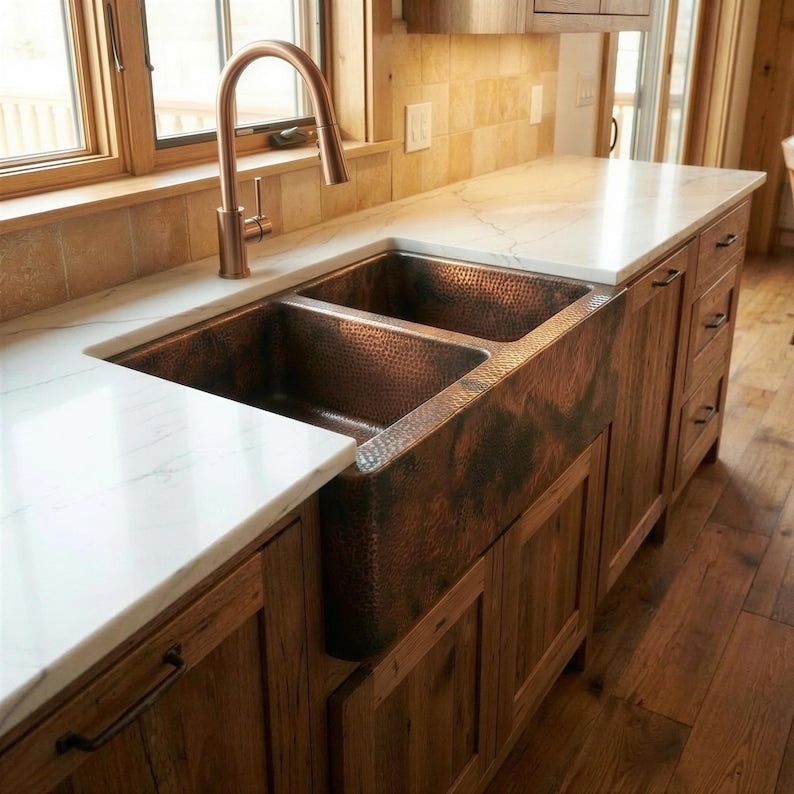 Artisan Copper Farmhouse Sink