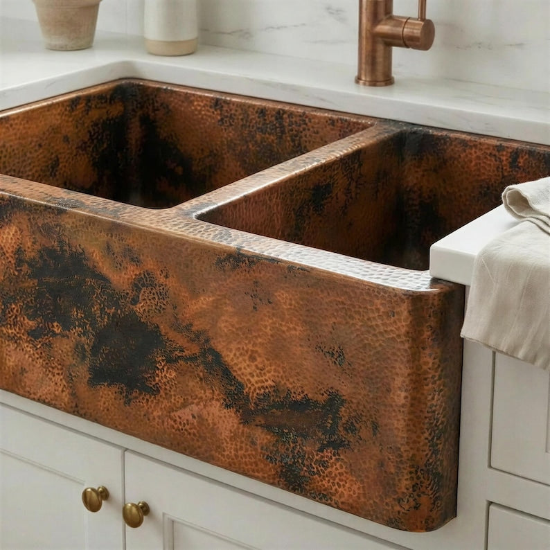 Artisan Copper Farmhouse Sink